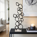 EV19298-02#30" Tidus Large Ring Statuary, Black