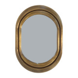 EV19314#40x28 Sabel Oval Bronze Clad Mirror