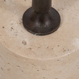 EV19331-01#24" Comino Short Travertine Table, Kd