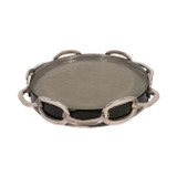 EV19335-02#16" Palmas Large Silver Link Tray