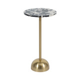 EV19348#25" Hathie Gold Accent Table, Kd