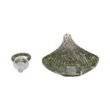 EV19351-01#16" Curran Art Glass Bottle, Green