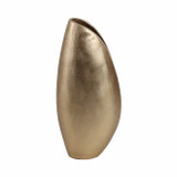 EV19359-04#13" Cohen Champagne Shell Shaped Metal Vase