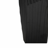 EV19360-03#24" Balaz Black Asymetrical Metal  Vase