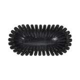 EV19397-03#16" Arkin Wavy Marble Bowl, Black