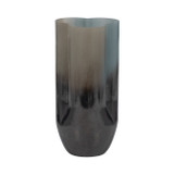 EV19431-01#12" Lyna Medium Blue Glass Vase