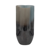 EV19431-01#12" Lyna Medium Blue Glass Vase