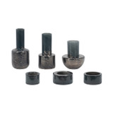 EV19434-03#S/3 6/8/9" Eden Gray Glass Vases