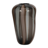EV19445-03#13" Bayle Large Brown Striped Glass Vase