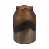 EV19446-02#12" Mason Medium Brown Glass Vase