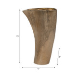 EV19462-02#15" Corinth Medium Gold Metal Vase