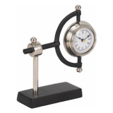 EV19507-02#7" Tia Silver Desk Clock