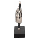 EV19507-02#7" Tia Silver Desk Clock