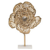 EV19529-01#20" Salma Small Gold Flower Statuary