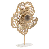 EV19529-02#23" Salma Large Gold Flower Statuary