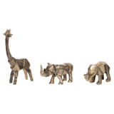 EV19539#S/3 8/8/10" Alona Geometric Safari Animals