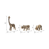 EV19539#S/3 8/8/10" Alona Geometric Safari Animals