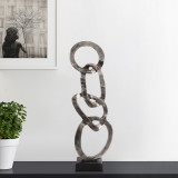 EV19558-03#22" Noida Small Silver Statuary