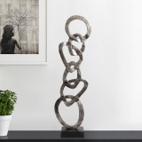 EV19558-04#27" Noida Large Silver Statuary