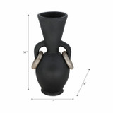 EV19591-01#14" Xixa Black Small Ecomix Vase