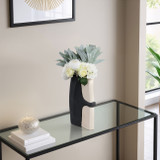 EV19592-01#15" Concord Small Black Ecomix Vase