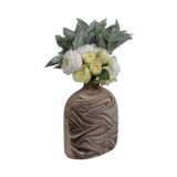 EV19593-01#11" Carrana Small Brown Ecomix Vase