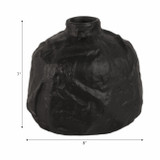 EV19599-01#8" Cleo X-small Black Ecomix Vase