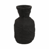 EV19600-02#14" Cleo Large Black Ecomix Vase