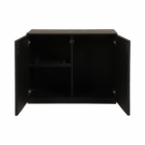 EV19625#38" Brasvo Slate Chest, Black