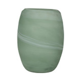 EV19633-03#16" Garbo Large Green Glass Vase