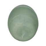 EV19633-03#16" Garbo Large Green Glass Vase