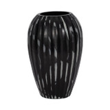 EV19643-01#13" Minerva Small Black And White Glass Vase