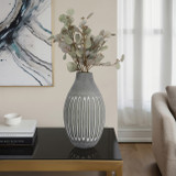 EV19644-02#17" Abbot Large Green Glass Vase