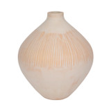 EV19653-01#14" Wallace Cream Small Glass Vase