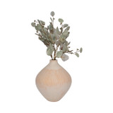 EV19653-01#14" Wallace Cream Small Glass Vase