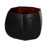 EV19657-02#13" Dimma Large Brown Glass Bowl