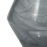 EV19696#15" Abigail Small Blue Swirl Glass Vase