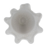 EV19704#20" Meira Ivory Bouquet Glass Vase