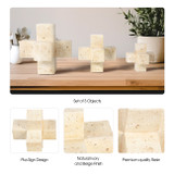 EV19750#S/3 6/8/10" Koyo Jack Objects, Natural