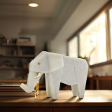 EV19757#11" Andora Elephant Statuary, White