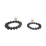 EV19781#S/2 15/18" Operose Statuary, Black