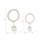 EV19784#S/2 15/18" Previse Statuary, White