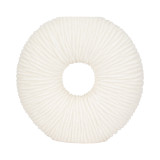 EV19797#21" Nataly Large Quartz Resin Vase, White