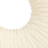 EV19798#15" Nataly Small Quartz Resin Vase, White