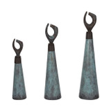 EV19484#S/3 16/20/23" Bente Patina Bottles