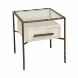 EV19671#22" Azamara Real Hide Accent Table