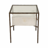 EV19671#22" Azamara Real Hide Accent Table