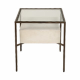 EV19671#22" Azamara Real Hide Accent Table