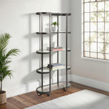 EV19687#78" Anthem Forged Metal Etagere Shelf