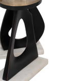 EV19824-02#S/3 13/13/15" Provence Black Candle Holders 